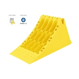 Zakládací klín pod kolo pro vozidla nad 3,5 t – certifikace TÜV